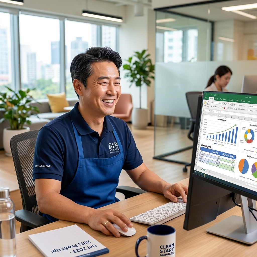 홈페이지 예약이 들어와 만족하는 청소업체 사장님