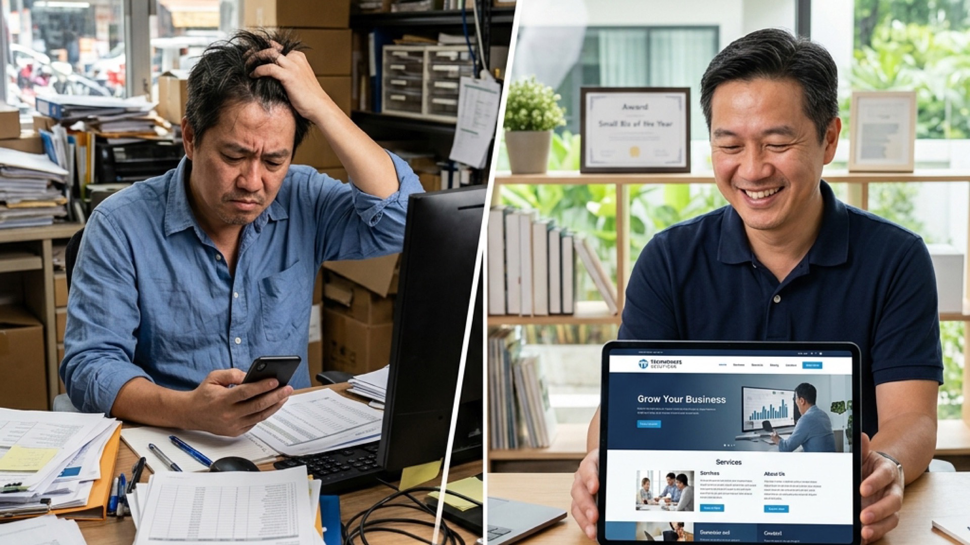 깨끗한 청소 현장